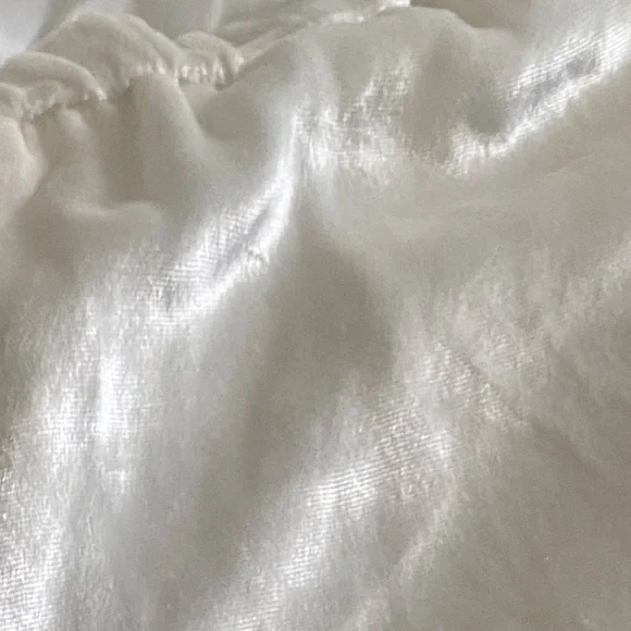 Tamara Mellon Elegant Cream Velvet Wide-Leg Pants - Picture 6 of 8